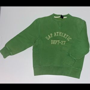 GAP vintage style sweatshirt, green, boys